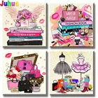 Набор для алмазной вышивки сделай сам, 4 шт.