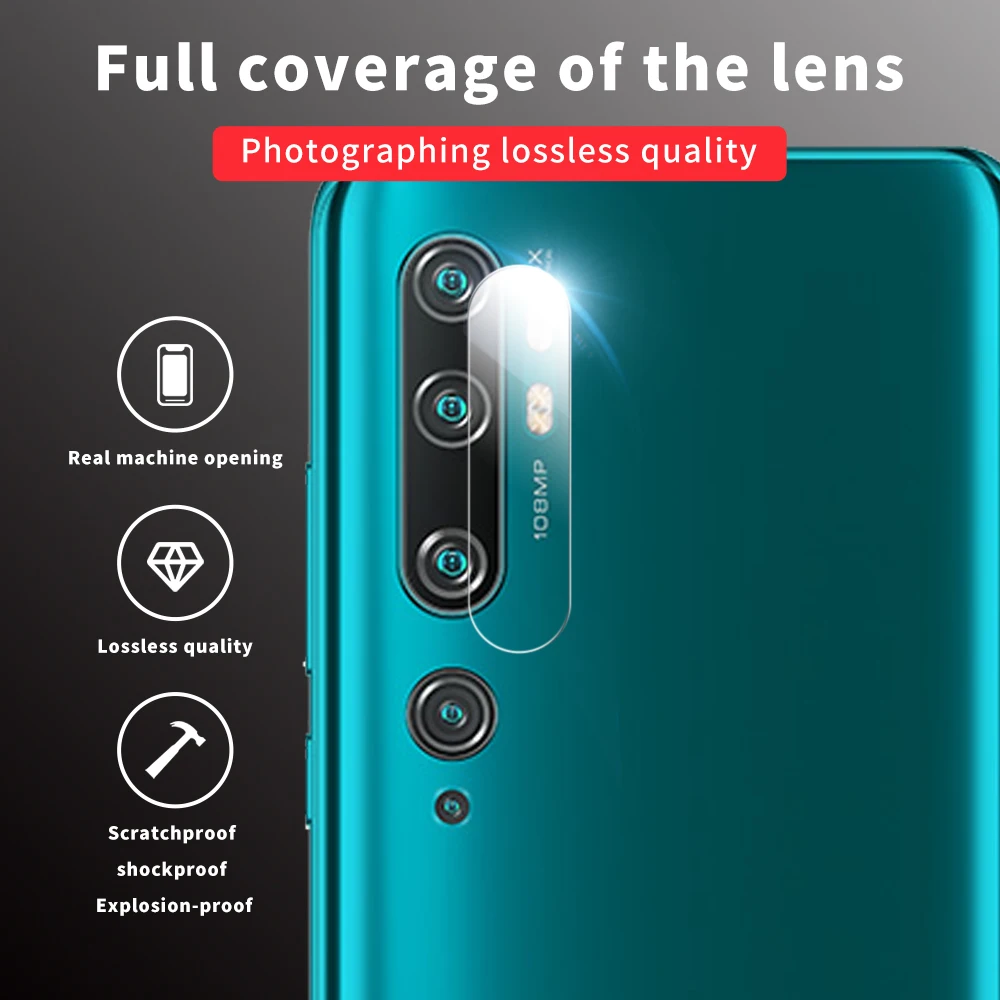 Закаленное стекло 9D для камеры Xiaomi Mi 9 10 Lite Защитный Объектив задней CC9 Pro|Защитные