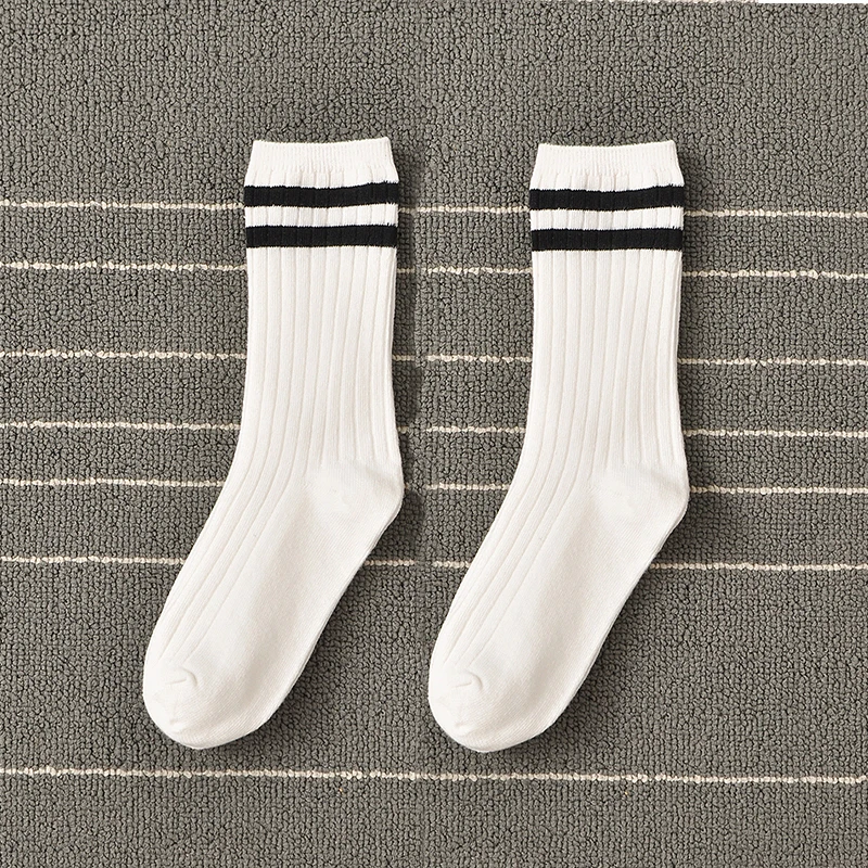 Женские хлопковые мягкие дышащие повседневные носки в Корейском стиле весенне