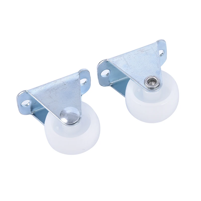 1 шт. 10 кг универсальные поворотные ролики дюйм колесо для мебели белый PP Нейлон