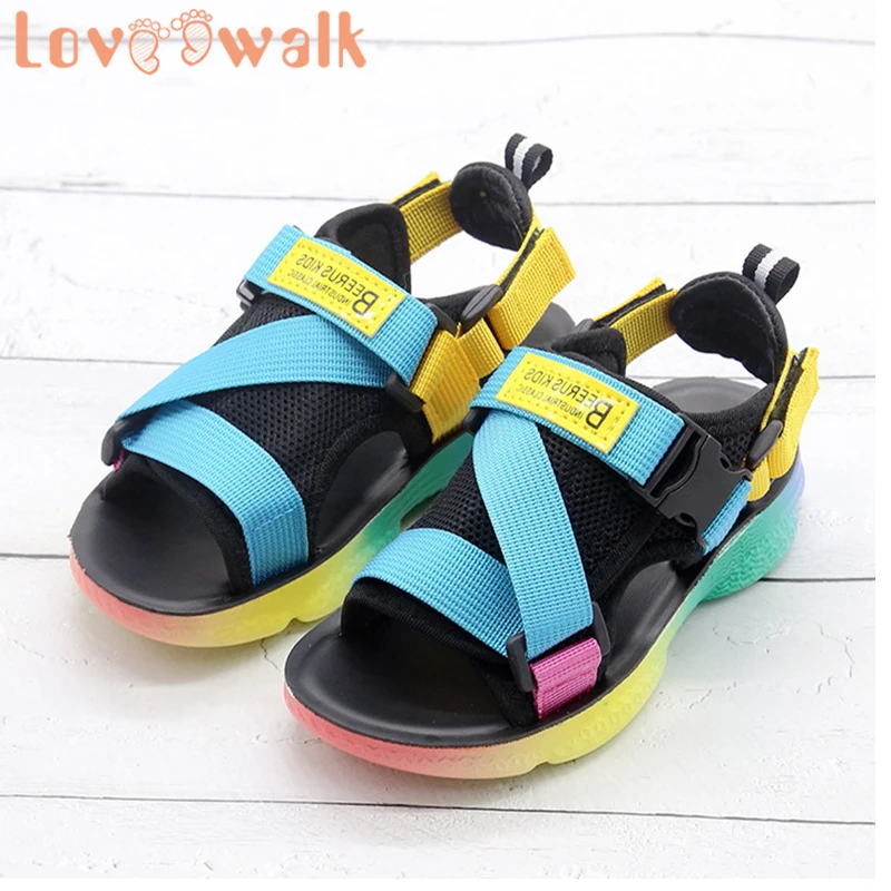 Обувь для мальчиков Детские сандалии Новинка 2020 года Летняя детская обувь с