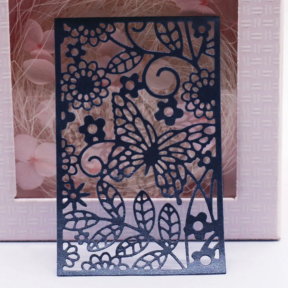 Рамка с бабочкой резка металла умирает &quotсделай сам&quot Скрапбукинг открытки в