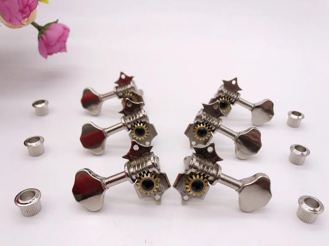 1 Набор винтажных гитарных станков никелевые тюнеры Сделано в Тайване|Детали и