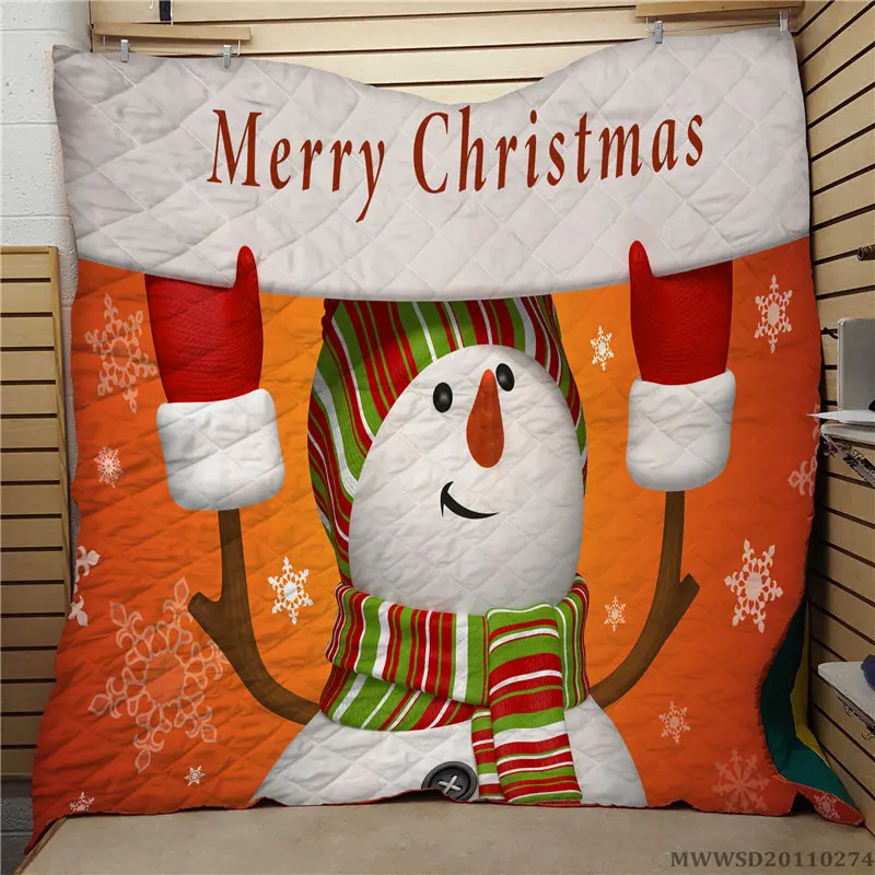 

Домашний текстиль с рождественским принтом, одеяло, супермягкий дышащий современный домашний комплект кровати для детей, горячая распрода...
