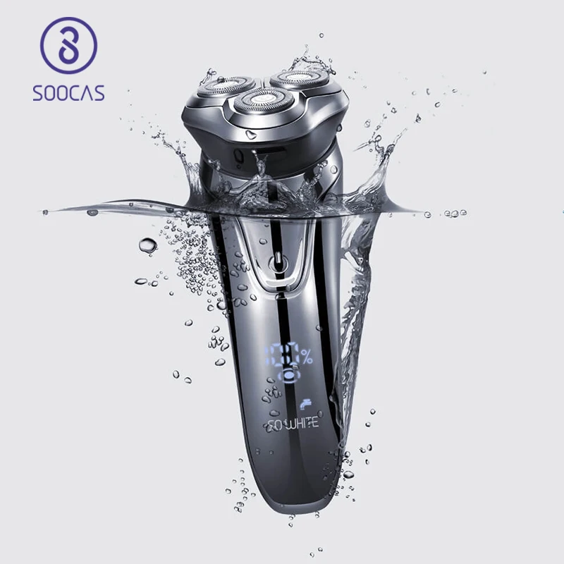 SOOCAS SO WHITE ES3 USB перезаряжаемая электрическая бритва Xiaomi Mijia для мужчин триммер