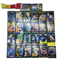 new limited edition dragon ball family son goku super z plaid flash card 54 cards collections board game toys for children