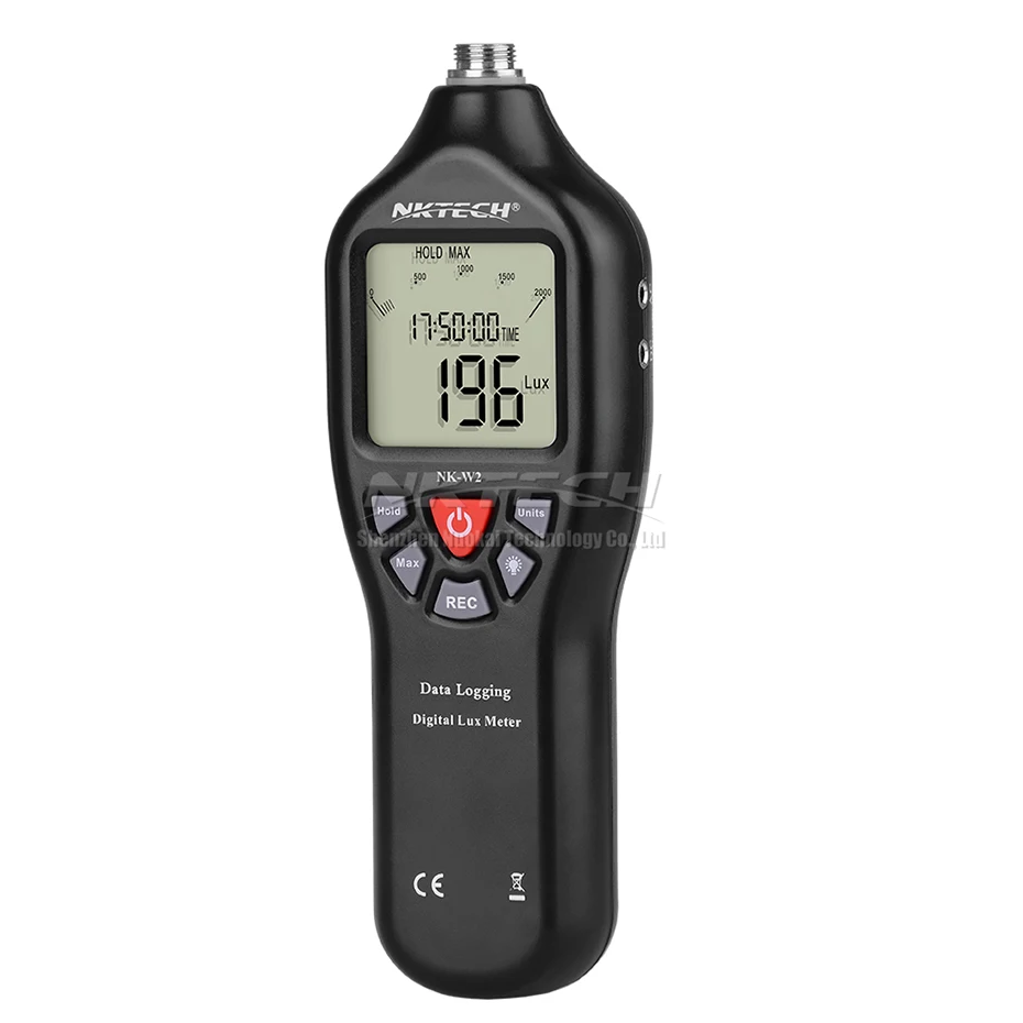 Автоматический цифровой люкс светильник NKTECH FC USB регистратор метр запись