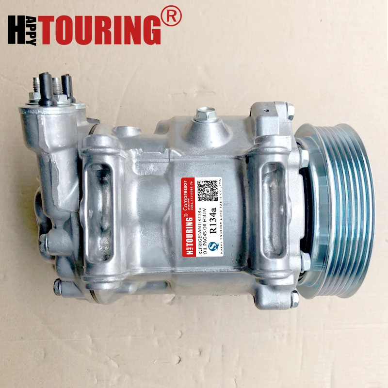 Компрессор SD7C16 A/C для Peugeot 407 607 CITROEN C5 C4 9663315480 9670022180 9656572680 9648138680 550806 6453RH 6453XA 6453RG|ac