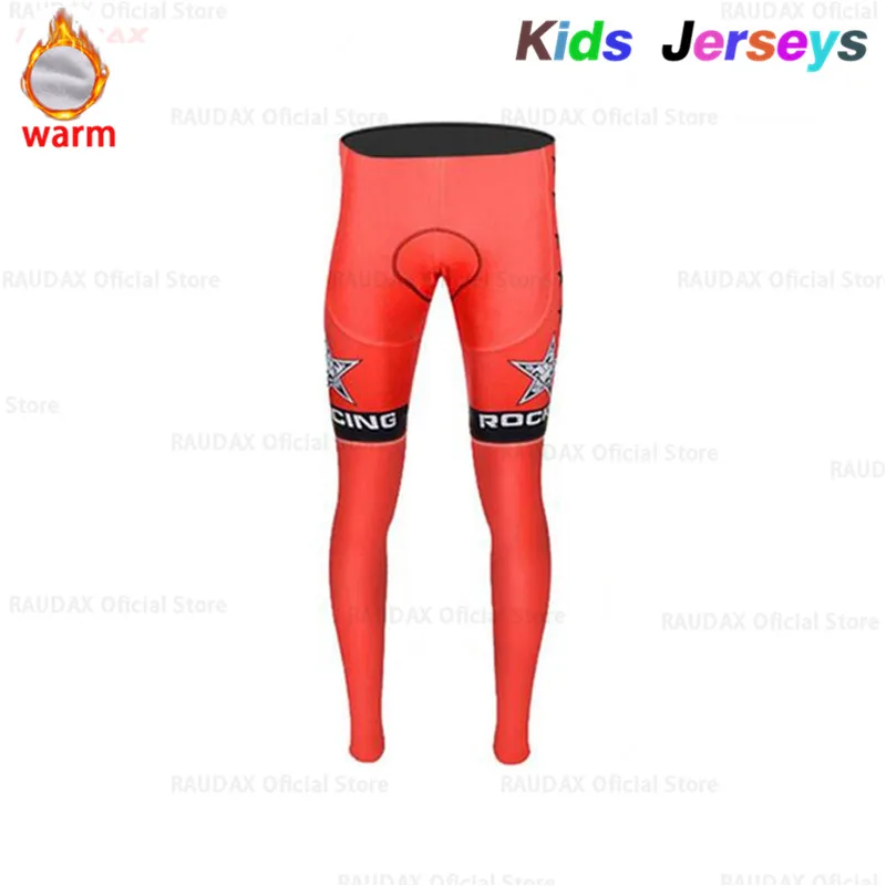9 Rock Pro Team детская зимняя велосипедная одежда более теплая Ropa Ciclismo с длинным рукавом MTB велосипедная одежда комплект спортивной одежды для улицы - Цвет: 9