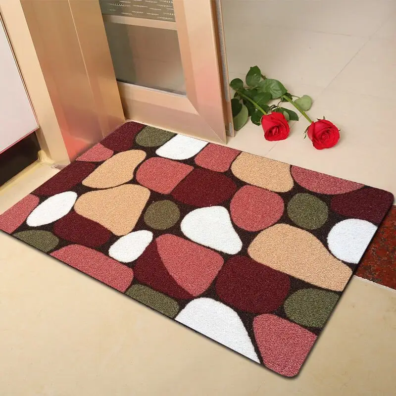 

Geometric Carpet Entrance Door mat Living Room Anti-slip Carpet Absorbent Bath Mat Kitchen Rug Welcome Mats For Front Door