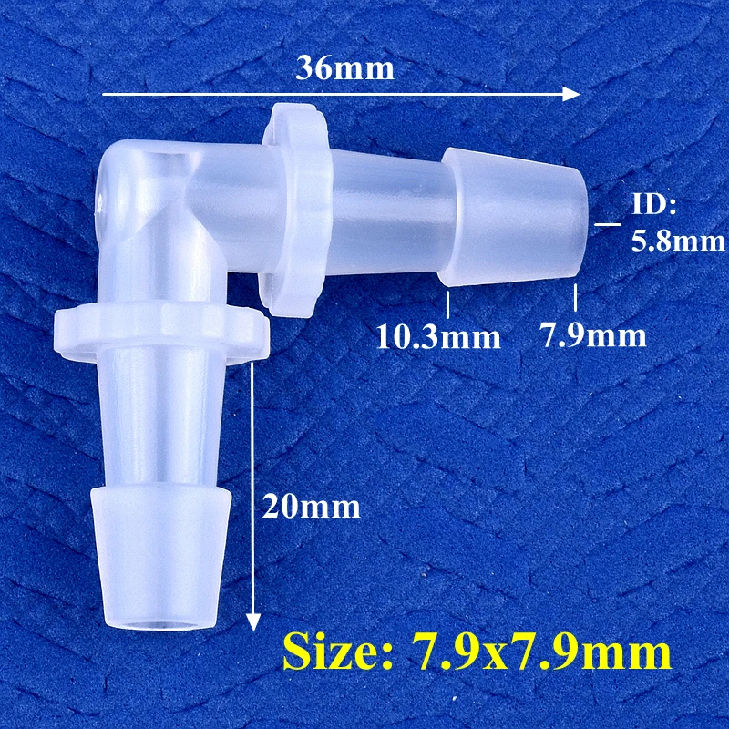 

SgooHan Полипропиленовые коленчатые соединители для аквариума 1.6~11.1мм