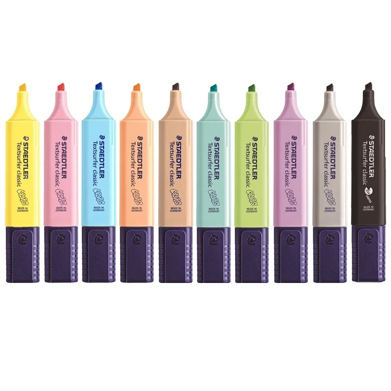 1pcs STAEDTLER Pastel Color Highlighter Pen 1-5mm Line Vinta