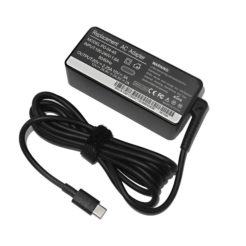 Charger For Macbook Asus Hp Lenovo X390 L390 Yoga X395 L490 L590