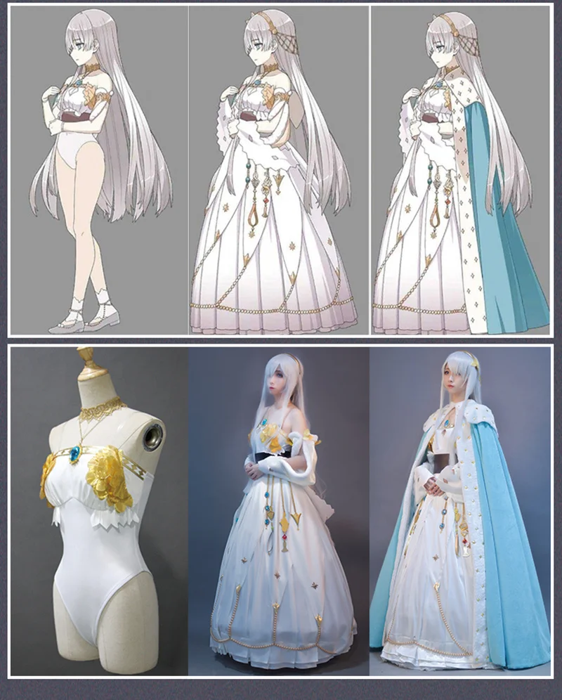 Fate Grand Order принцесса Анастасия косплей костюм FGO женская одежда великолепное