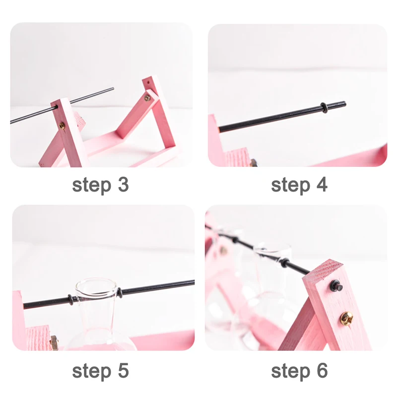 Винтажные стеклянные настольные растения 1 шт. бонсай Цветочная фотоваза с