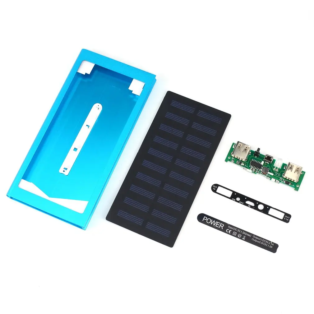 Коробка для зарядного устройства ультра тонкий солнечный мобильный источник