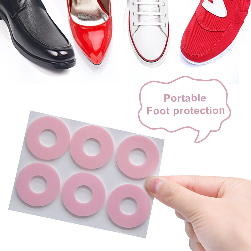 18 Pcs Foot Care Products Cream Tool Sponge Circle Shoe Corn Sticker Remover Heel Liner Pain Relief D1289 | Красота и здоровье