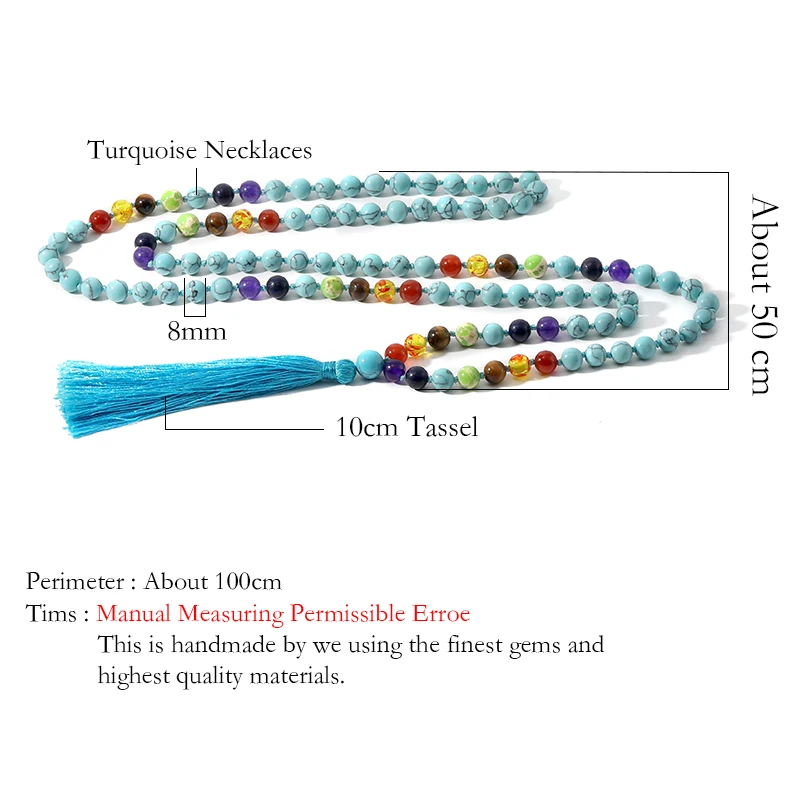 108 ручная работа из бисера ожерелье с узелками джапа мала для медитации молитва