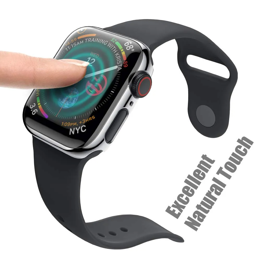 Чехол из поликарбоната для Apple Watch 4 3 полоса защитная экрана 42 мм 44 38 40