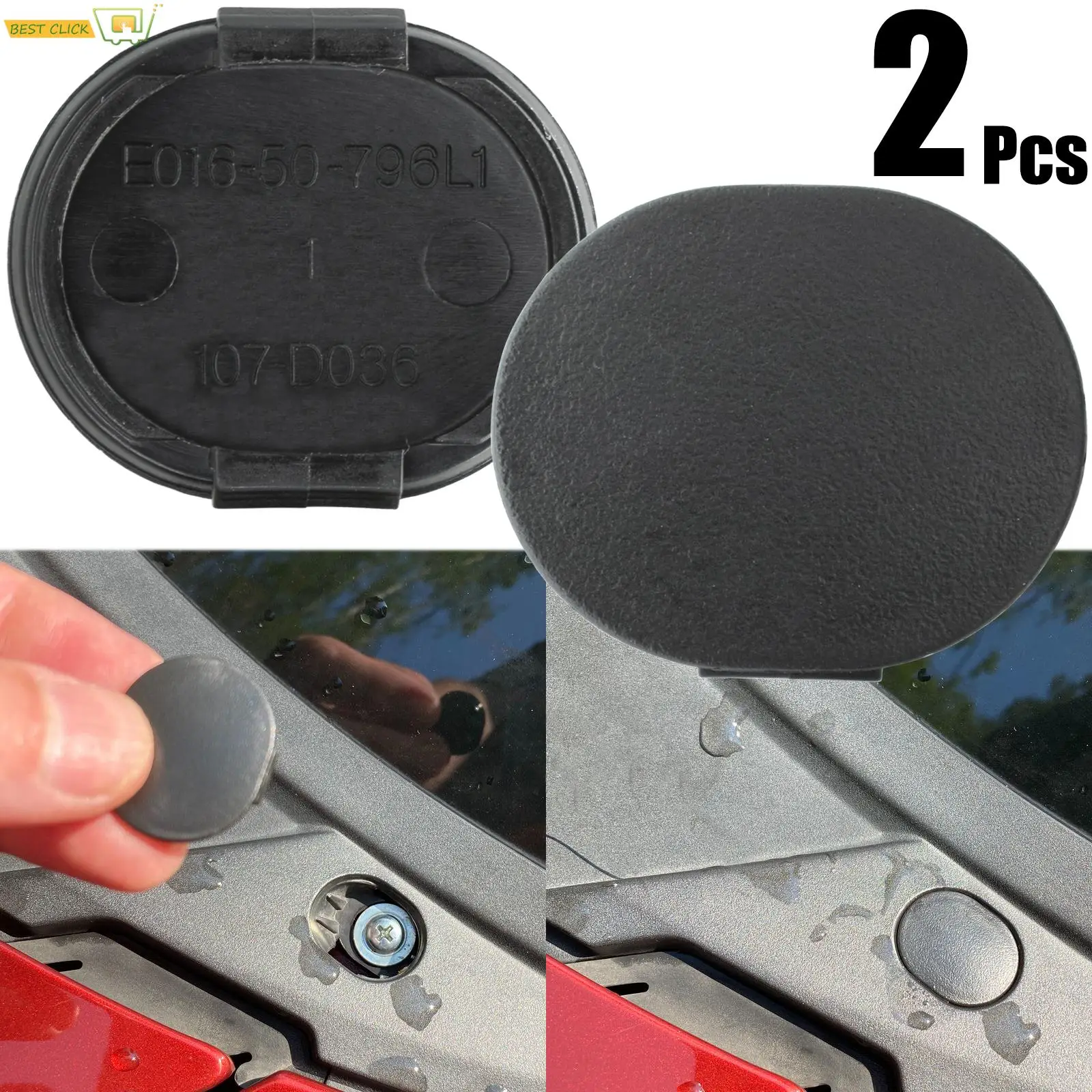 

2X Windshield Wiper Cowl Grille Cap Screw Cover For Mazda 3 BK MX5 Miata NA NB NC RX7 Millenia Eunos For Ford Probe Laser Tierra