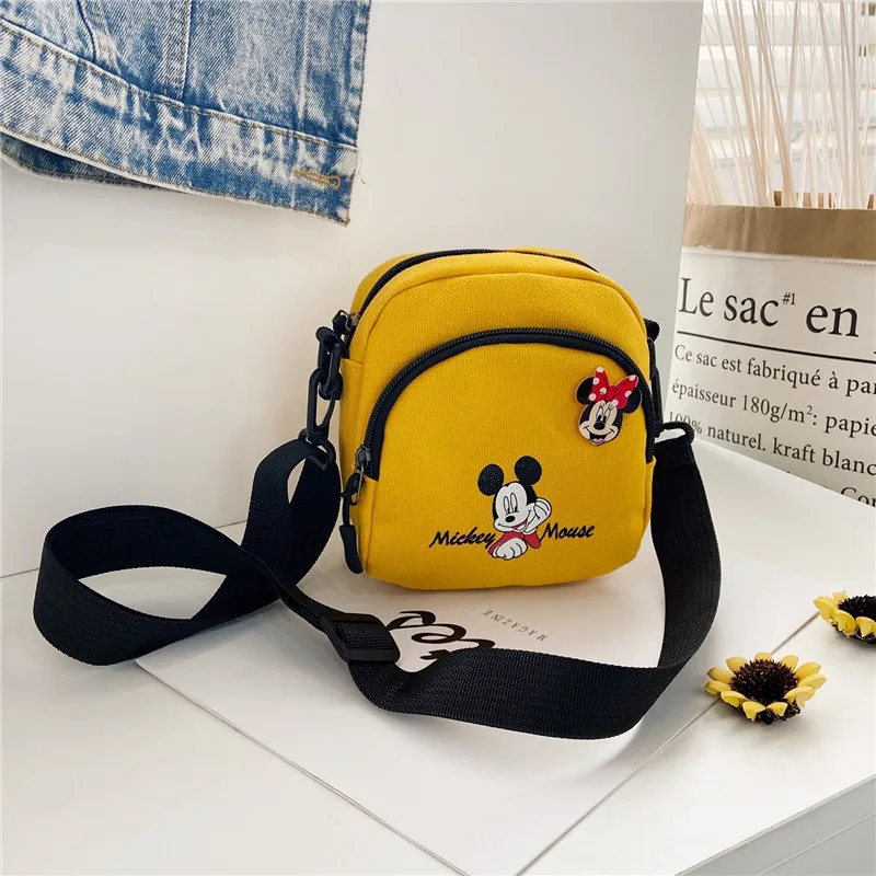 Disney Mickey Mouse bolso de Minnie niño niña bolso lindo pequeño bolsa Mini kawaii bolsa