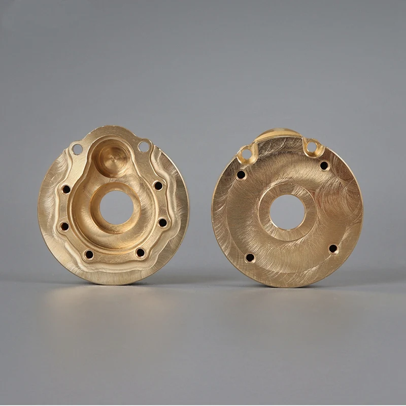 

2PCS Heavy Br Outer Portal Drive Housing Counterweight Balance Weight for 1/10 RC Crawler Traxxas TRX4 TRX-4