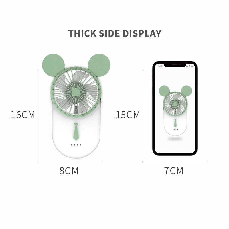 

New Handheld Fan Student Dormitory Electric Fan Small Cute Mini Fan Girl Portable Home And Out Charging Fan
