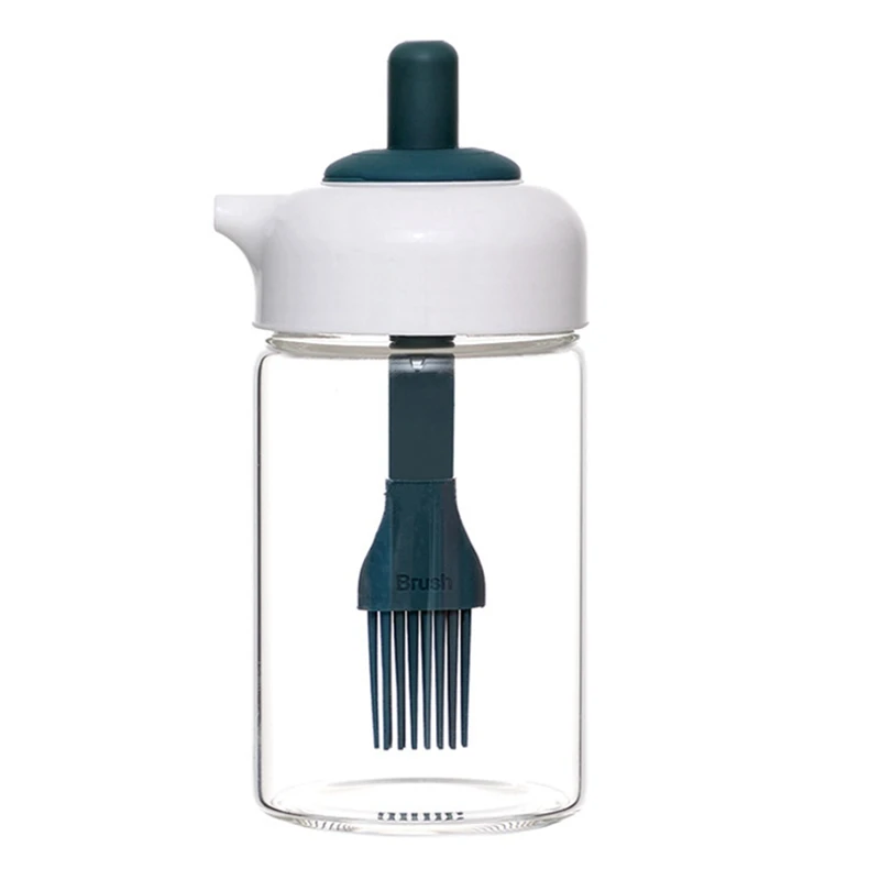 

Cooking Seasoning Oil Bottle Sauce Bottle Glass Oil Storage Bottle Push Type Oil Vinegar Leak-proof Oiler Kitchen Accessories