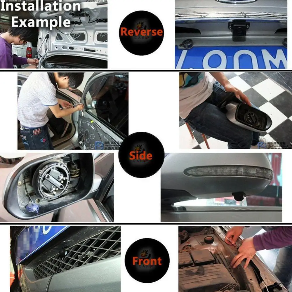 Автомобильная камера заднего вида видеокамера для парковки водонепроницаемая