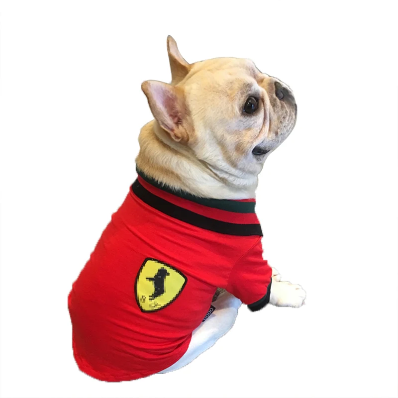 Роскошные Рубашки для собак забавная одежда жилет кошка хлопковая животных