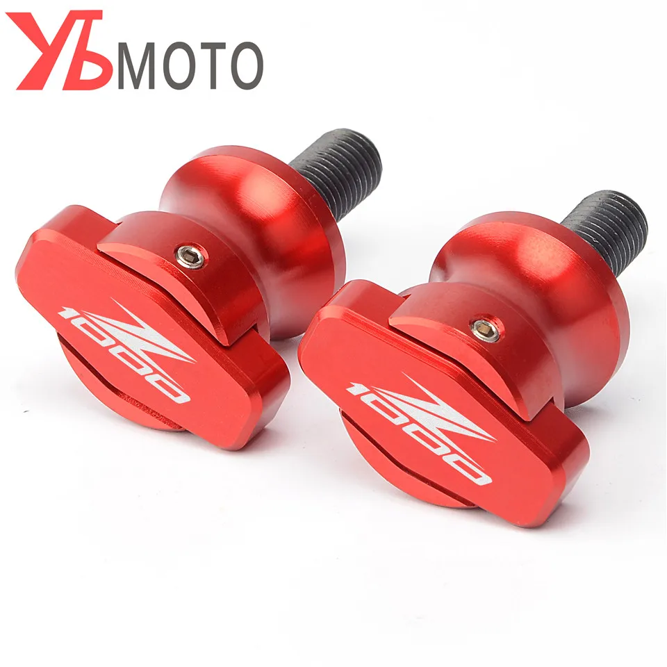 

Motorcycle Accessories Swingarm Spools slider 10mm stand screws For kawasaki Z 1000 2003-2013 LOGO Z1000 Z1000SX