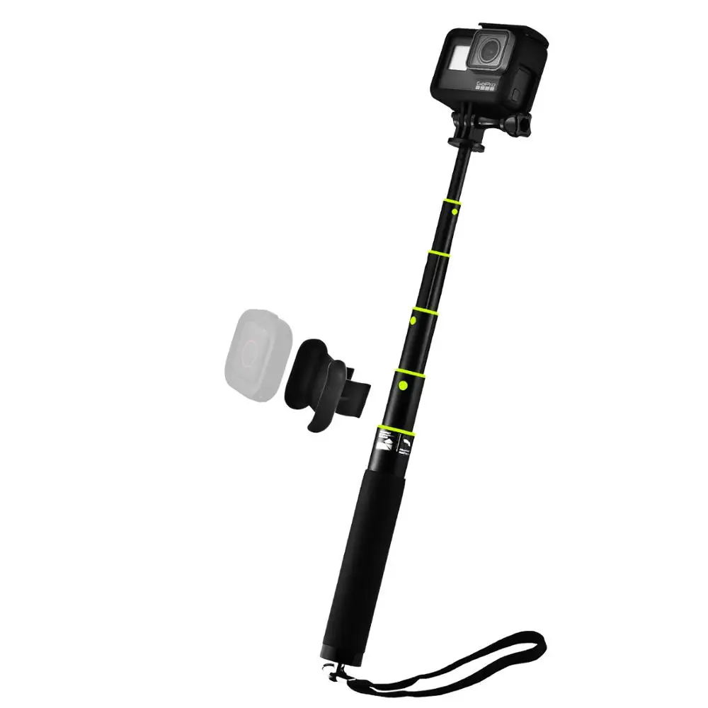 Для селфи палки Go Pro ручной выдвижной + пульт дистанционного управления для Gopro HERO