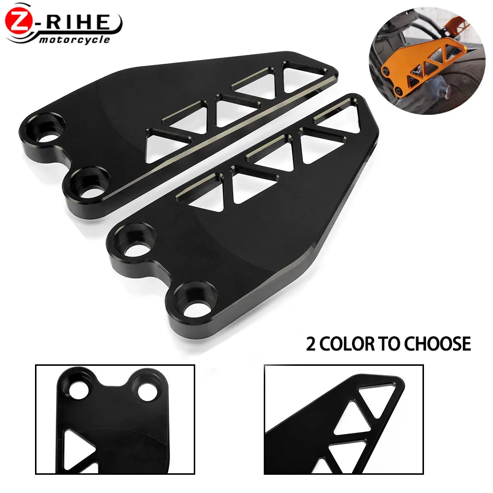 

Motorcycle Aluminum Accessories Rear Heel Protective Cover Guard Foot Flank Moto Parts FOR 125 250 390 2017 2018 2019 Parts