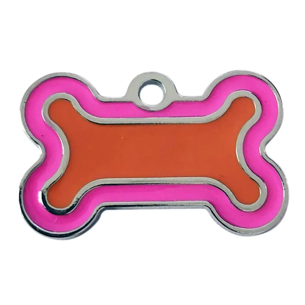 Собака ID тег Выгравированные металлические Подгонянные Pet теги маленькие