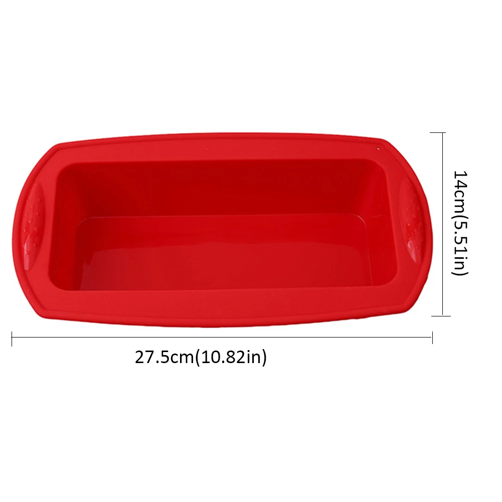 

2pc Non-Stick Silicone Rectangle Shape Cake Baking Mold Toast Bread Loaf Tin Bakeware Pan Baking Mould Cake Tools Kitchen Tools