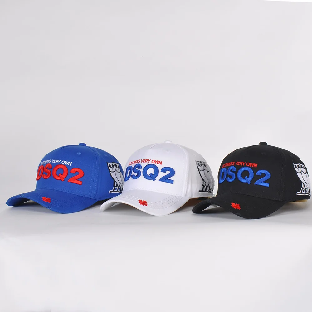 

2021 new Dsquared2 cap men's sun visor letter embroidery dome summer men's and women's baseball caps