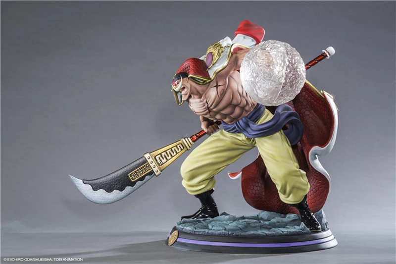 

One Piece Edward Newgate Action Figure White Moustache GK Model Toys 32cm