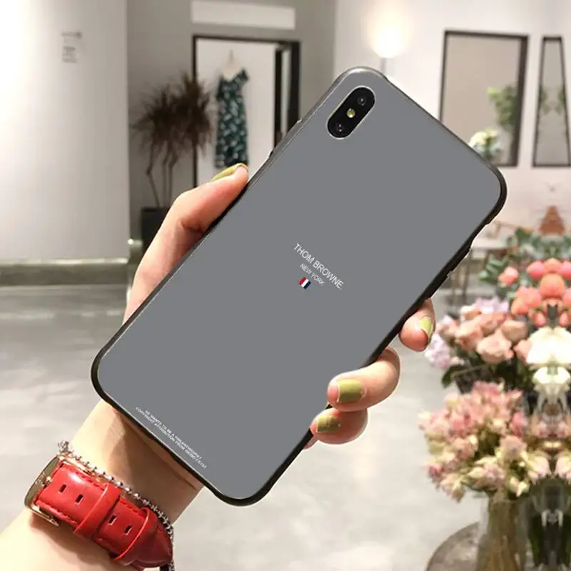 Модный черный чехол HTxian 0 TB trend из ТПУ для iPhone 11 pro XS MAX 8 7 6 6S Plus X 5 5S SE XR case2020 |