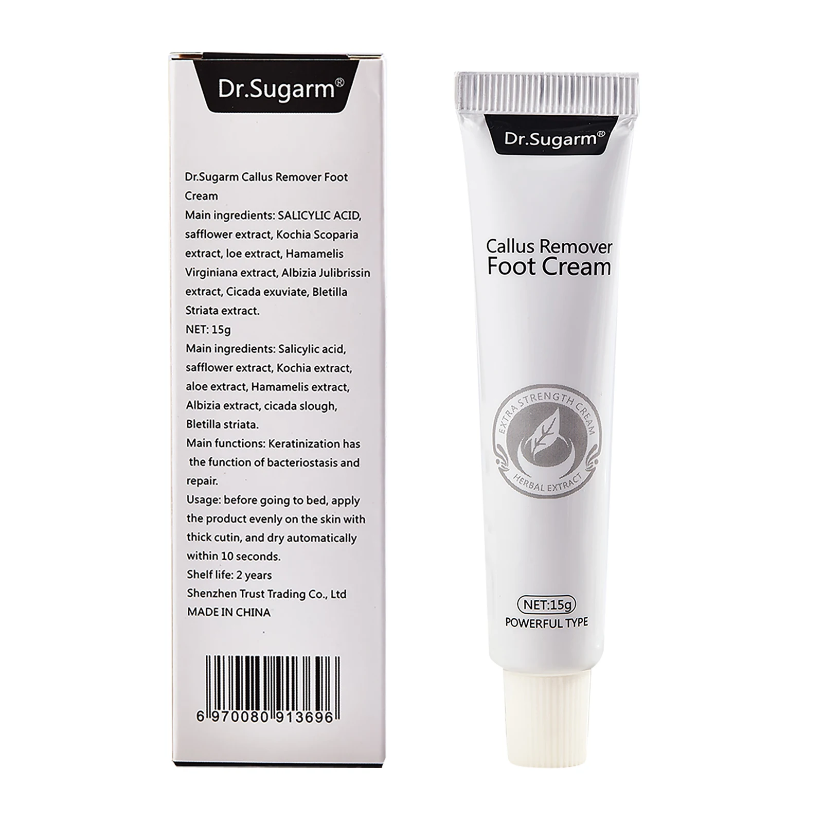 

Средство для ухода за ногами Dr.Sugarm, медицинские подушечки для удаления мозолей и бородавок, Лечебный крем для удаления мозолей, профессиона...