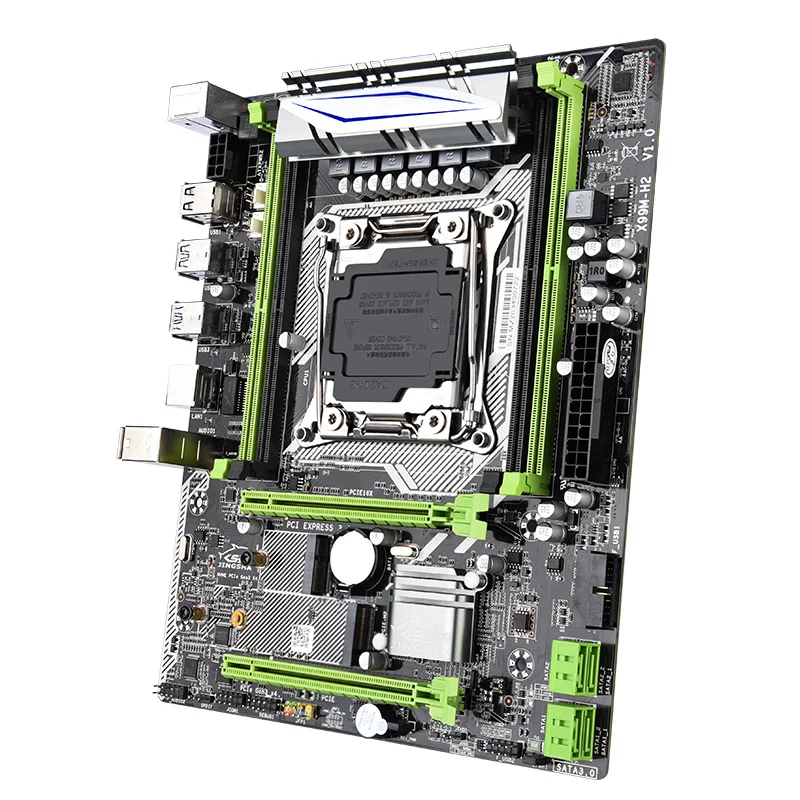 Online X99 Desktop Board LGA 2011-3 Und E5 2650 V3 Kombination Kit M.2 Nvme Slot Unterstützt DDR4 Vier Kanal Sata 3,0 USB 3,0