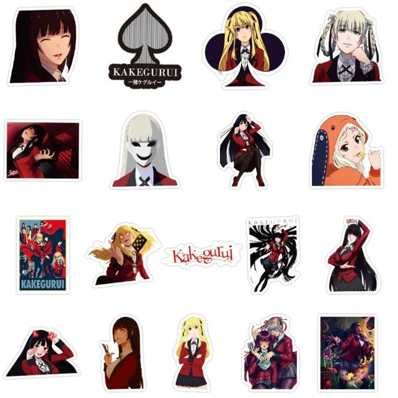 

10/30/50 PCS Japanese cartoon character graffiti laptop luggage skateboard guitar guitar waterproof sticker decoration wholesale