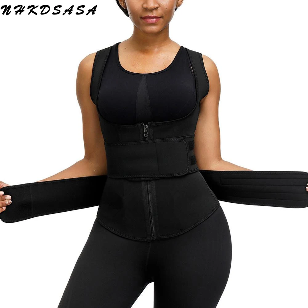 

Женский утягивающий корсет на молнии, Корректирующий топ с моделирующими ремнями, пояс-Бюстье для похудения, 2021