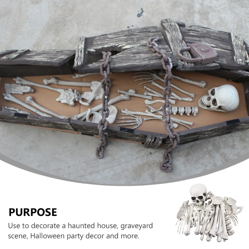 

1 Pack Skeleton Bones Decoration Graveyard Humans Bones Decoration