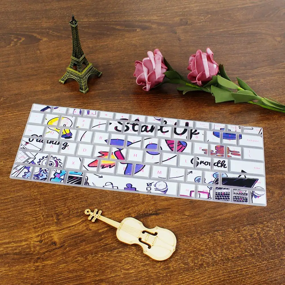 Силиконовая защитная накладка на клавиатуру для Microsoft Surface Pro 4 5 New 6 и клавиатуры -