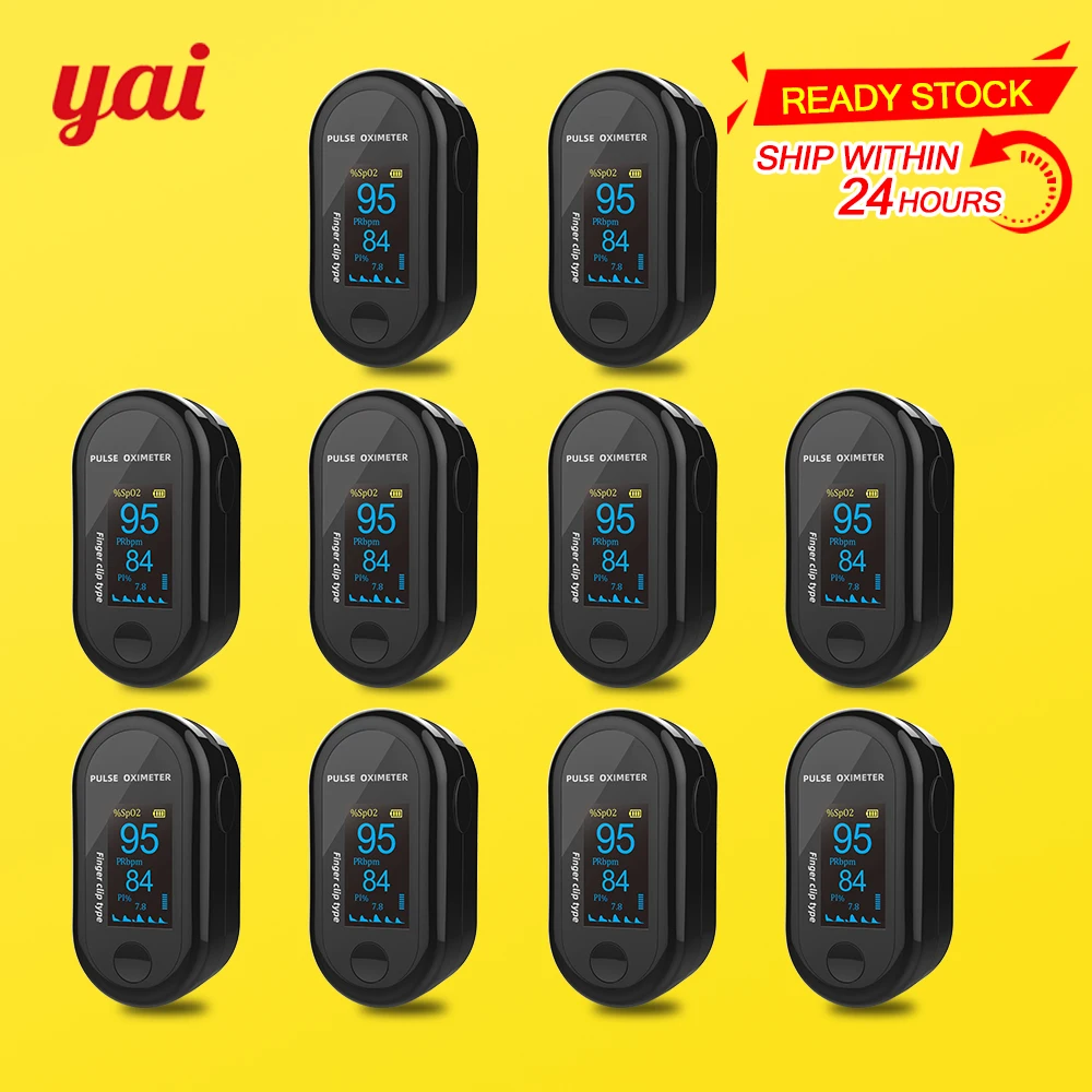 Новинка! Пульсоксиметр на кончик пальца цифровой SpO2 прибор для измерения пульса и уровня кислорода в