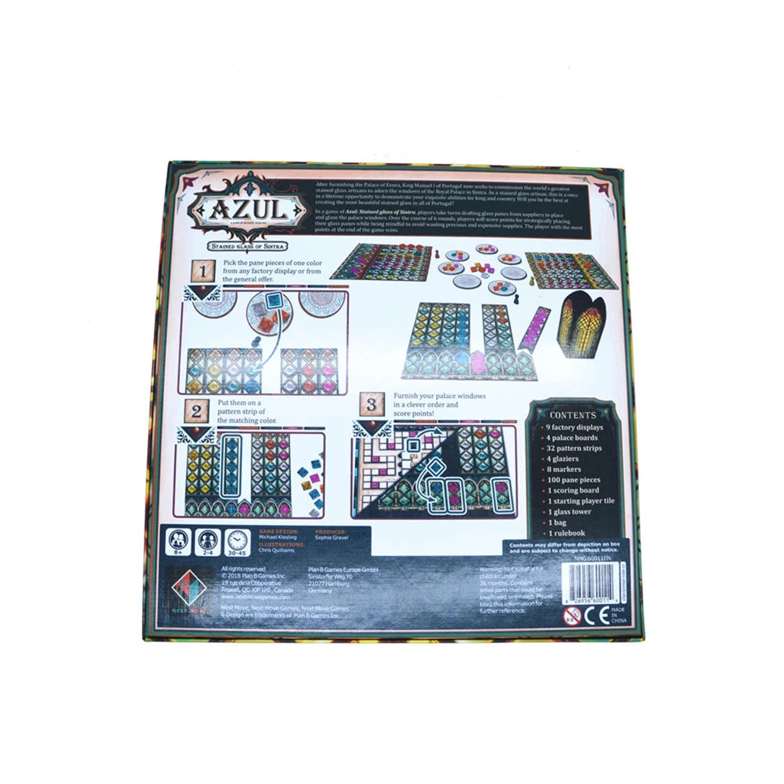 

Azul Board Game Color Tile Master Original English Version Tile Story Color Tile Master Decoration Multiplayer Party Fun Games