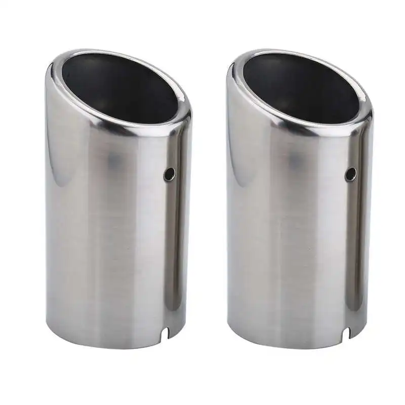 

1 Pair of Car Exhaust Tail Pipes Muffler Tips Replacement 67mm