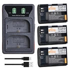 LP-E6 LP E6 LPE6 LPE6N батарея и светодиодный двойной зарядное устройство для Canon EOS 5D 6D 7D 60D 70D 80D Mark II Mark III