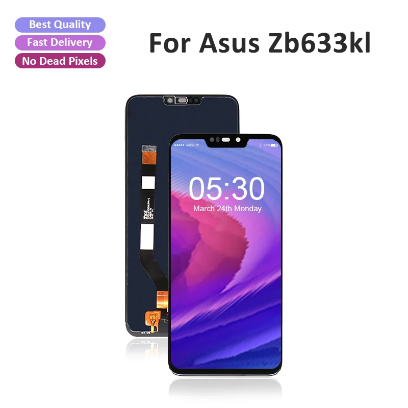 ЖК-дисплей для Asus Zenfone Max M2 ZB633KL ZB632KL сенсорный экран дигитайзер в сборе черная