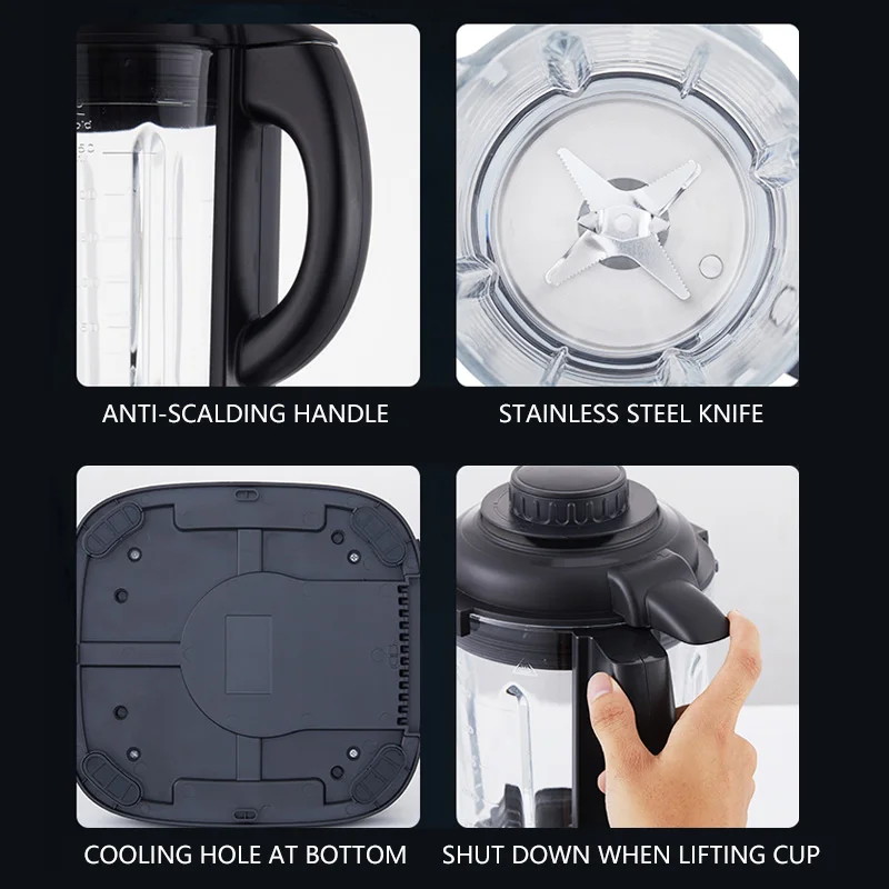 1 75 л соковыжималка для стеклянной банки миксер кухонный комбайн машина смузи